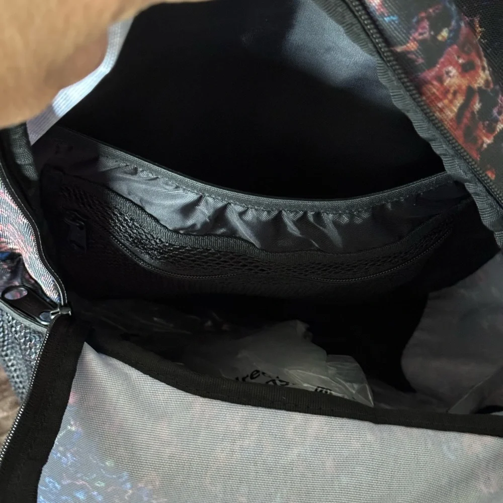 Vans Alumni Backpack - Black with Multicolor Pattern NWT